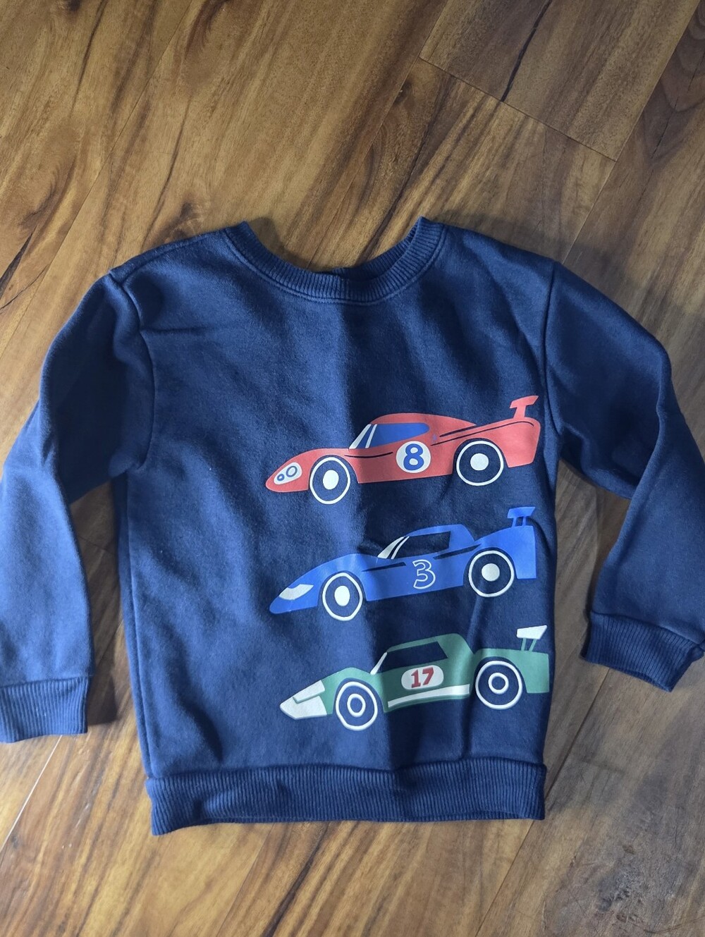 Garanimals Boys 3T Sweatshirt Lot of 2 Race Cars Fast & Fearless Fleece